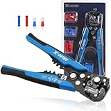 X-COTEC Abisolierzange & Crimpzange (3-in-1 Automatik) - Automatische...