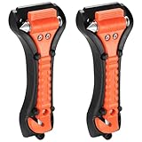But Oswetf 2 Stück Notfallhammer Auto Nothammer Auto, mit Gurtschneider...