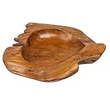 riess-ambiente Exklusive Teak Holz Schale 30cm NATURE ROOT massives...