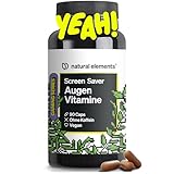 Screen Saver Augenvitamin für Gamer – 90 Kapseln mit Vitamin A – mit...