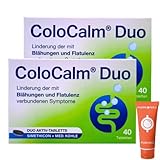 ColoCalm Duo 2x 40 Tabletten I Unterstützung bei Blähungen, Flatulenz &...