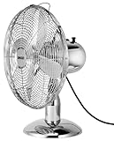 UNOLD 86830 Tischventilator Chrome - Chrom, 35 Watt, 3-stufiger...