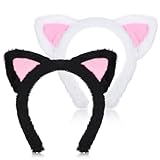 Prasacco 2 Stück Katzenohren Haarreif, Süßes Katzenohren Haarband...