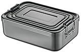 Küchenprofi Lunchbox aus Aluminium | für Erwachsene und Kinder | Brotdose...