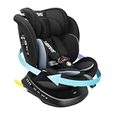 LETTAS I-Size 360°drehbar Kindersitz 40-150 cm, Gruppe 0+1/2/3, 0-12...