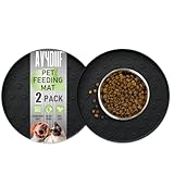 AVYDIIF 2 stück Napfunterlage für Hund Katzen[28cm x 28cm], hundenapf...