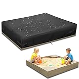 Square sandkasten Abdeckung, Sandkasten-Schutz, 100% wasserdicht 600D...
