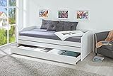Inter Link - Funktionsbett - Stauraumbett - Bett mit Schubladen - Kiefer...
