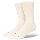 Stance Crew Socks - LOVE, White, Large