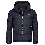 Höhenhorn Bristen Herren Daunen Winter Jacke Dunkelblau Gr. M