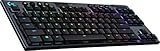 Logitech G915 LIGHTSPEED TKL kabellose mechanische Gaming-Tastatur ohne...