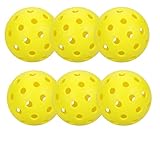 Pozzobon Floorball & Unihockey Ball, Pickle Ball, Pickleball 6er Set,...