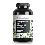 Ginkgo biloba – optimal dosiert mit 3750mg pro Kapsel (50:1 Extrakt) –...