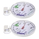 Mikikit 2Stücke Kühlschrankthermometer Innentemperatur Messgeräte für...