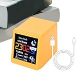 Uhr mit Wetter, Wetterstation, kleine digitale Wettervorhersage, tragbarer...
