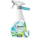 HomeBugProtect Läuse Spray 500ml - Anti Läuse Spray für Textilien und...