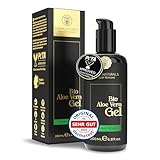 Aloe Vera Gel 100 Prozent BIO • 100 % reiner Aloe Vera Saft • Mit...