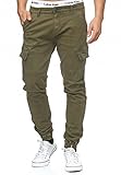 Indicode Herren August Cargohose aus Baumwolle mit 6 Taschen | Cargo Chino...