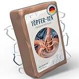 Töpfer- Ton Modelliermasse und Töpferton - Ton zum Töpfern - 100%...