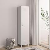[en.casa] Kleiderschrank Seinäjoki Spind Kleiderspind Umkleidespind 180 x...