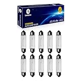 Lanuovx 10 Stück Soffittenlampe 24V 5W Sv8.5-8 T3.25 10x44mm Xenon-Licht...