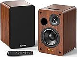 Saiyin Bluetooth Bookshelf, 40W X 2 Powered TV-Lautsprecher mit...