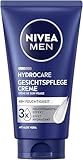 NIVEA MEN Hydrocare Gesichtspflege Creme, 48h Feuchtigkeitscreme für...