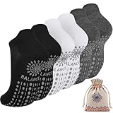 ILovDaisy Pilates Yoga Socken Damen 39-42, Stoppersocken Rutschfeste...