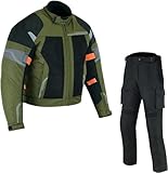 BOSmoto Textilkombi hochwertige Motorradkombi Textil atmungsaktiv...