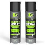 Spraytive 2 x 500ml Silikonspray - Schmiermittel & Gleitspray für Auto,...
