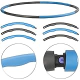 PEARL Sports Hola Hoop: Hula-Hoop-Reifen, Schaumstoff-Mantel,...