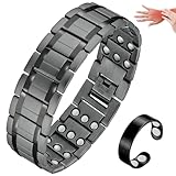 Cigmag Lymphdrainage Magnetarmband Herren Ultrastarke Magnete Edelstahl...