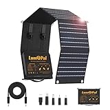 Lumopal Solarpanel Faltbar mit 60W type C Solar Ladegerät USB-A 3,0 (22w...