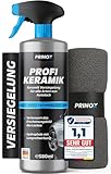 Prinox Profi Keramikversiegelung Auto Set 550 ml inkl. Mikrofasertuch -...