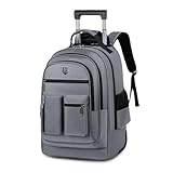 FANDARE Business Trolley Reiserucksack mit Rollen Handgepäck Koffer Groß...