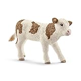 schleich 13802 Fleckvieh Kalb, für Kinder ab 3+ Jahren, FARM WORLD -...