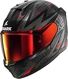 SHARK, Integralhelme Motorrad D-SKWAL 3 BLAST-R mat black Anthracite red...