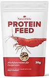 NatureHolic - Garnelenfutter Proteinfeed I Futter für Garnelen auch für...