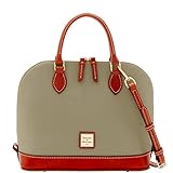 Dooney & Bourke Pebble Grain Zip Satchel, Grau - smoke - Größe:...