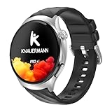 Knauermann PRO 4 EKG-Gesundheitsuhr mit Telefonfunktion – Smartwatch in...