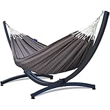 Potenza Outdoor Hängematte mit Aluminium Gestell für 2 Personen I...