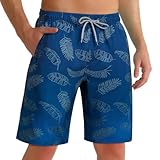 ELETOP Badehose Herren Schnelltrocknend Badeshorts für Männer Boardshorts...