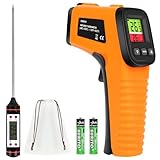 HOTUT Infrarot Thermometer, Digital Laser Temperaturpistole -58°F~1022°F...