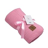Little Dedi Weiche Strick Babydecke Geschenk zur Geburt für Mädchen &...