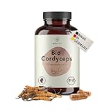 BIONUTRA® Bio-Cordyceps-Kapseln hochdosiert – 180 Stück, vegan & ohne...