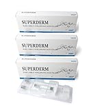 SUPERDERM Hyaluronsäure 2ml x 3 Packungen = 6ml - Für Lippen, Falten,...