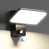brightower 24W Außenwandleuchte Außenlampe mit Bewegungsmelder,IP65 LED...