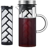 SILBERTHAL Kaffeebereiter Glas 1.2l - Cold Brew Coffee Maker mit Filter...