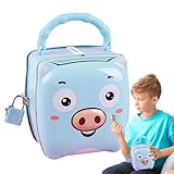 Geldkassette für Geldbank aus Metall mit Schlüsselverriegelung für...