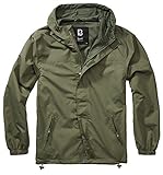 Brandit Summer Windbreaker Frontzip, Oliv, L